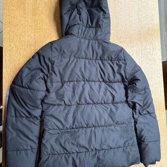 ABERCROMBIE & FITCH Black Lined Hooded Jacket - Picture 4 of 10